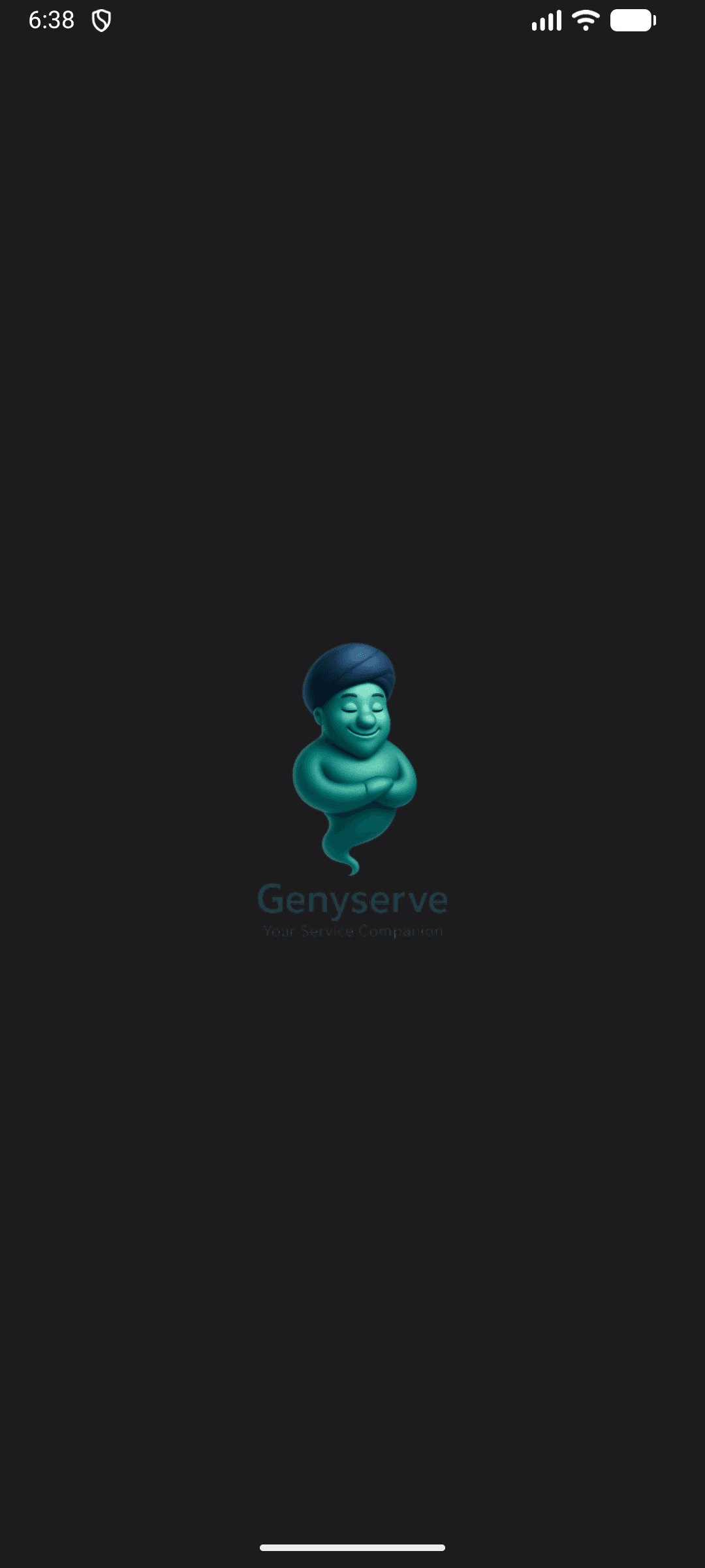 GenyServe splash screen